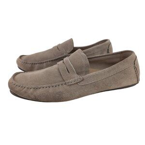 Florsheim‎ Denison Driver Loafer Mens 12 Tan Suede Slip On Classic Casual